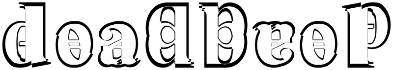 Ambigram for deadbeef in Timesbd